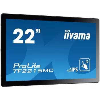 iiyama ProLite TF2215MC-B2 datora monitors 54,6 cm (21,5 collu) 1920 x 1080 pikseļi Full HD LED skārienekrāns Vairāku lietotāju Melns