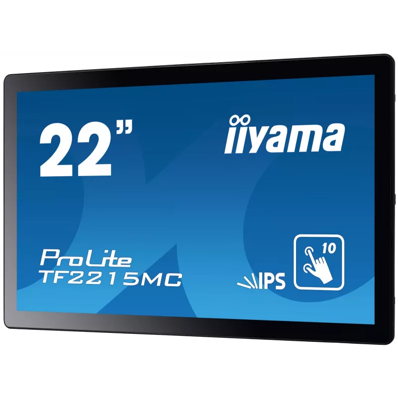 iiyama ProLite TF2215MC-B2 datora monitors 54,6 cm (21,5 collu) 1920 x 1080 pikseļi Full HD LED skārienekrāns Vairāku lietotāju Melns