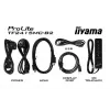 iiyama ProLite TF2215MC-B2 datora monitors 54,6 cm (21,5 collu) 1920 x 1080 pikseļi Full HD LED skārienekrāns Vairāku lietotāju Melns