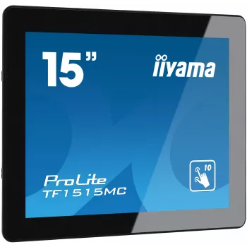 iiyama TF1515MC-B2 datora monitors 38,1 cm (15 collu) 1024 x 768 pikseļi XGA LED skārienekrāns Melns
