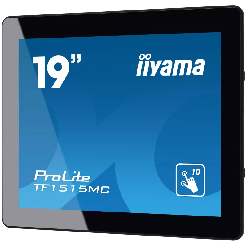 iiyama TF1515MC-B2 datora monitors 38,1 cm (15 collu) 1024 x 768 pikseļi XGA LED skārienekrāns Melns