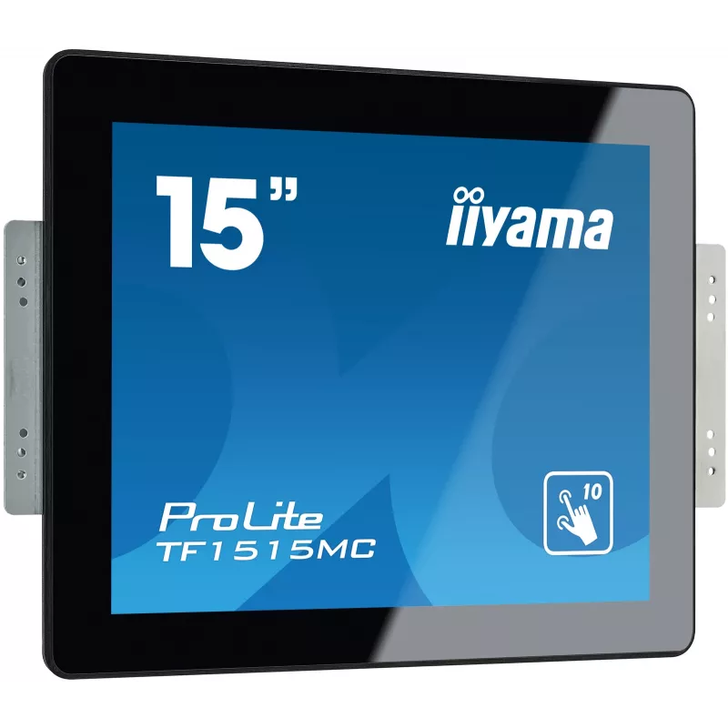 iiyama TF1515MC-B2 datora monitors 38,1 cm (15 collu) 1024 x 768 pikseļi XGA LED skārienekrāns Melns