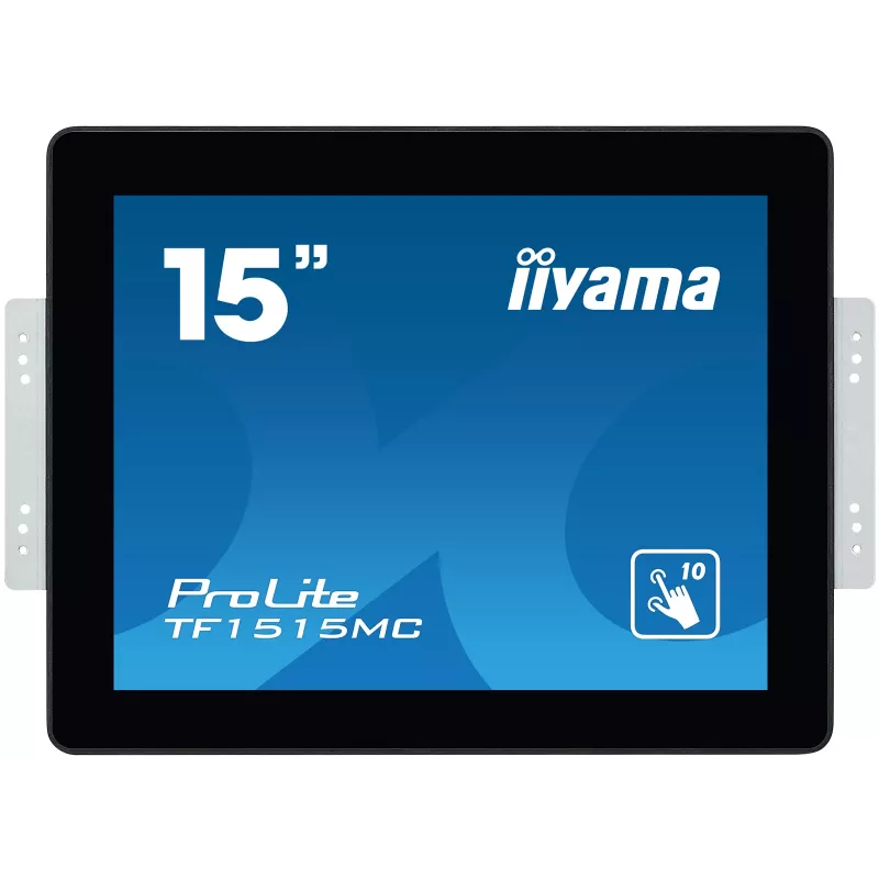 iiyama TF1515MC-B2 datora monitors 38,1 cm (15 collu) 1024 x 768 pikseļi XGA LED skārienekrāns Melns