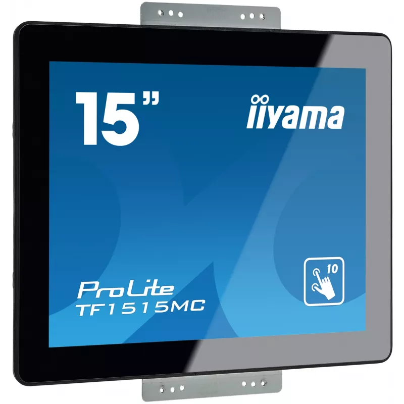 iiyama TF1515MC-B2 datora monitors 38,1 cm (15 collu) 1024 x 768 pikseļi XGA LED skārienekrāns Melns