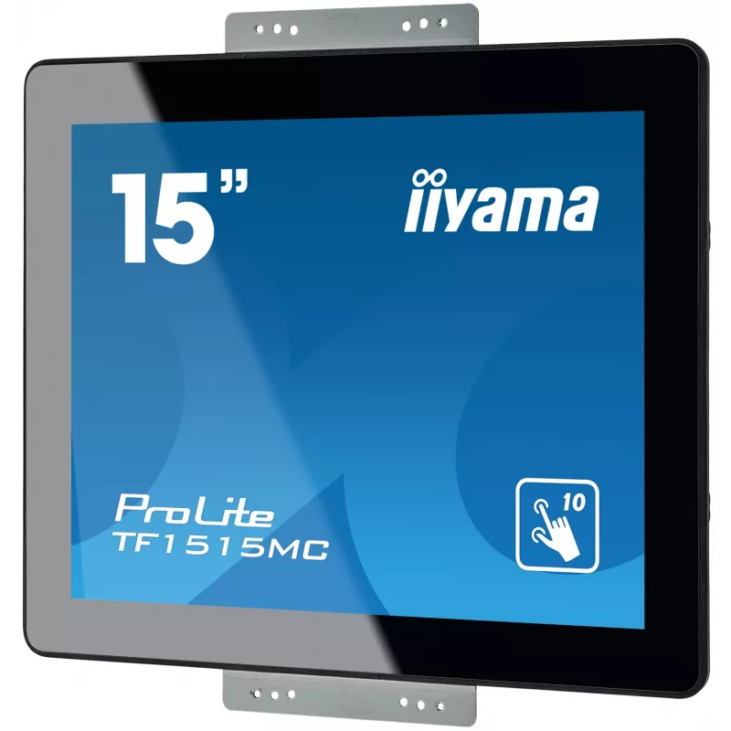 iiyama TF1515MC-B2 datora monitors 38,1 cm (15 collu) 1024 x 768 pikseļi XGA LED skārienekrāns Melns
