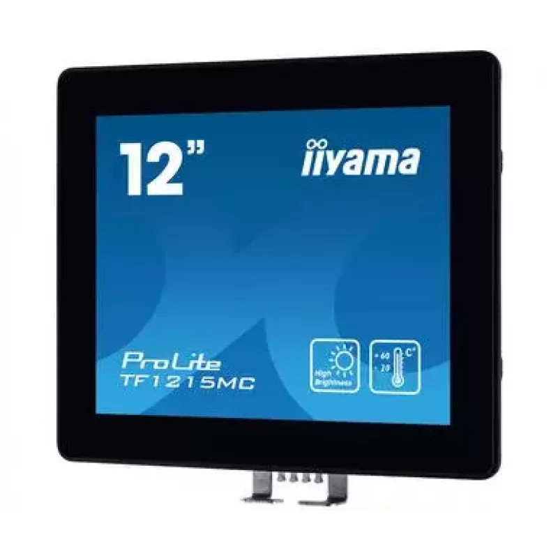 iiyama TF1215MC-B1 datora monitors 30,7 cm (12,1 collu) 1024 x 768 pikseļi LCD skārienekrāns Melns