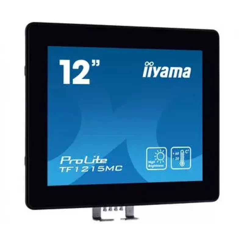 iiyama TF1215MC-B1 datora monitors 30,7 cm (12,1 collu) 1024 x 768 pikseļi LCD skārienekrāns Melns