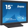 iiyama T1531SR-B1S datora monitors 38,1 cm (15 collu) 1024 x 768 pikseļi XGA LCD skārienekrāns Melns
