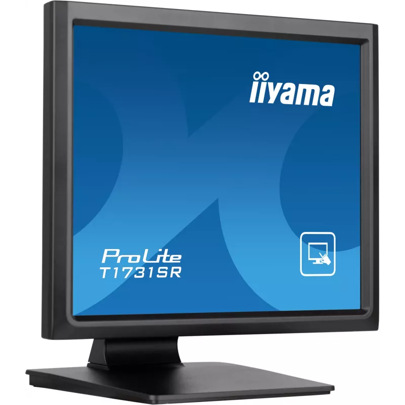 iiyama ProLite T1731SR-B1S datora monitors 43,2 cm (17 collu) 1280 x 1024 pikseļi SXGA LCD skārienekrāns Melns