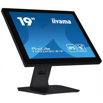 iiyama ProLite T1932MSC-B1S datora monitors 48,3 cm (19 collu) 1280 x 1024 pikseļi Full HD LED Skārienjūtīgs Galda Melns