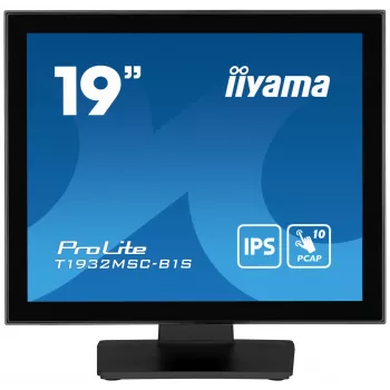 iiyama ProLite T1932MSC-B1S datora monitors 48,3 cm (19 collu) 1280 x 1024 pikseļi Full HD LED Skārienjūtīgs Galda Melns