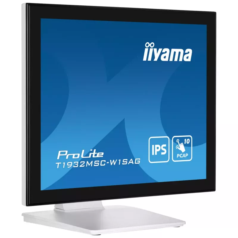 iiyama ProLite T1932MSC-W1SAG datora monitors 48.3 cm (19 collu) 1280 x 1024 pikseļi Full HD LED skārienekrāns Galda balts