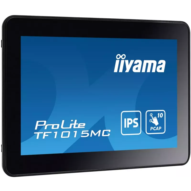 iiyama TF1015MC-B3 datora monitors 25,6 cm (10,1 collu) 1280 x 800 pikseļi HD LED skārienekrāns Melns