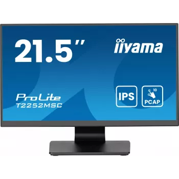 iiyama ProLite T2252MSC-B2AG datora monitors 54,6 cm (21,5 collu) 1920 x 1080 pikseļi Full HD LCD skārienekrāns Melns
