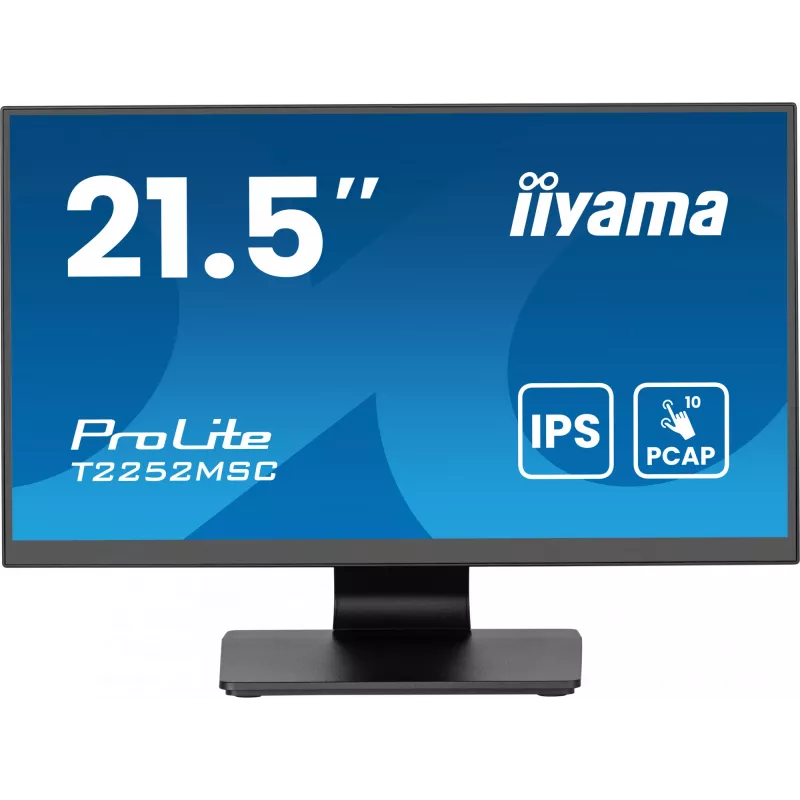 iiyama ProLite T2252MSC-B2AG datora monitors 54,6 cm (21,5 collu) 1920 x 1080 pikseļi Full HD LCD skārienekrāns Melns