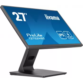 iiyama ProLite T2752MSC-B1AG datora monitors 68.6 cm (27 colli) 1920 x 1080 pikseļi Full HD LED Skārienekrāns Melns