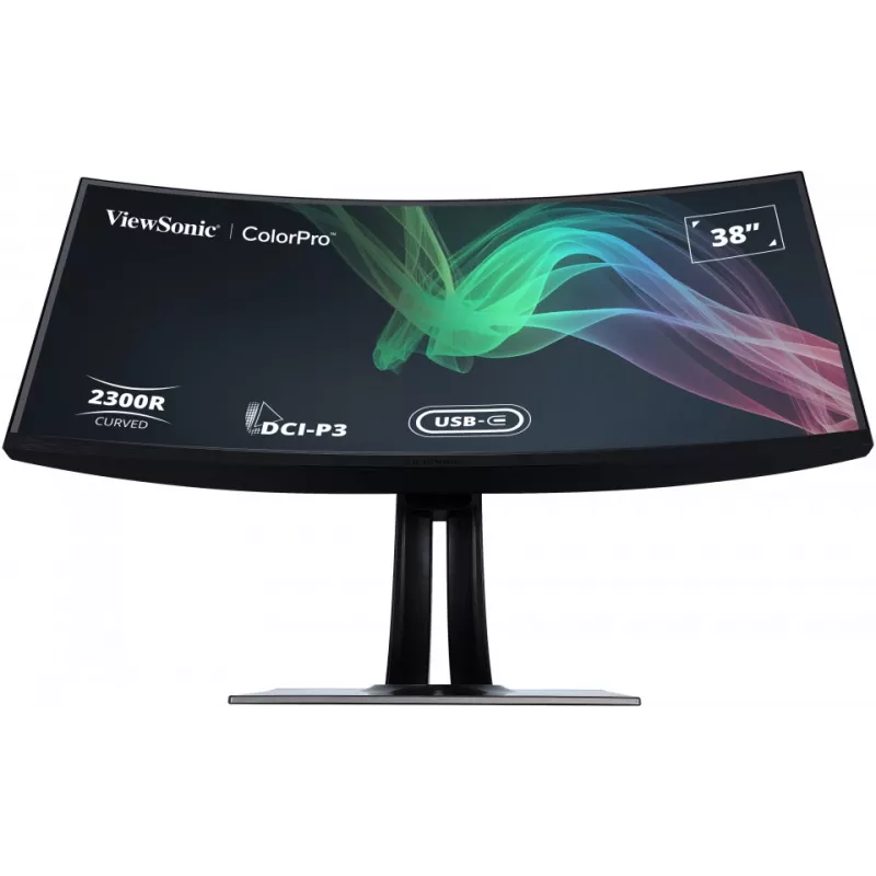 ViewSonic VP3881A datora monitors 96,5 cm (38 colli) 3840 x 1600 pikseļi Quad HD+ LED Melns