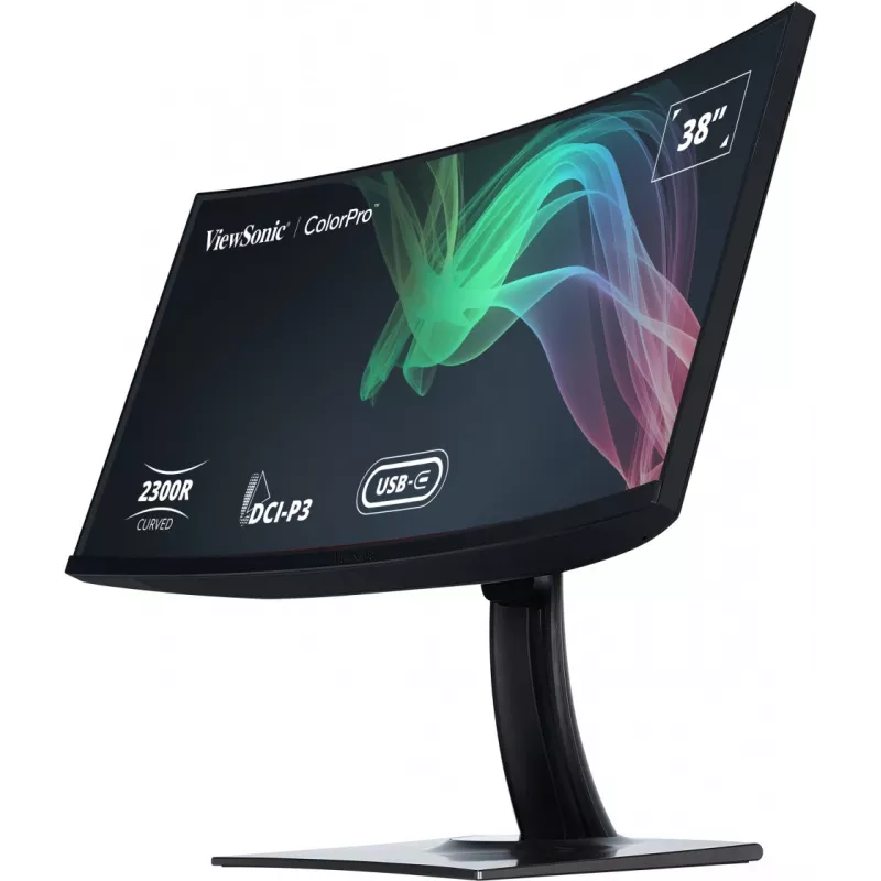 ViewSonic VP3881A datora monitors 96,5 cm (38 colli) 3840 x 1600 pikseļi Quad HD+ LED Melns