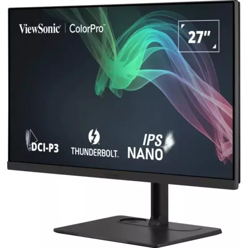 Viewsonic VP Series VP2776T-4K datora monitors 68,6 cm (27 colli) 3840 x 2160 pikseļi 4K Ultra HD LED Melns