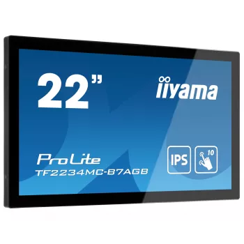 iiyama ProLite TF2234MC-B7AGB datora monitors 54.6 cm (21.5 collu) 1920 x 1080 pikseļi Full HD LED skārienekrāns Vairāku lietotāju Melns