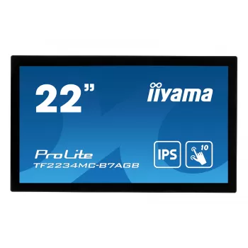 iiyama ProLite TF2234MC-B7AGB datora monitors 54.6 cm (21.5 collu) 1920 x 1080 pikseļi Full HD LED skārienekrāns Vairāku lietotāju Melns