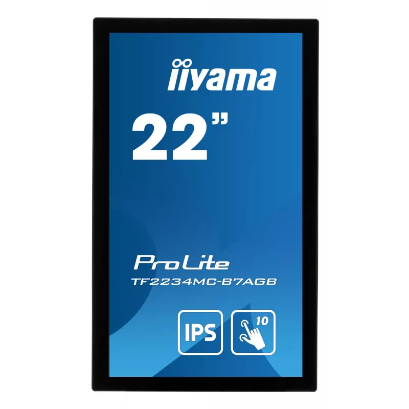 iiyama ProLite TF2234MC-B7AGB datora monitors 54.6 cm (21.5 collu) 1920 x 1080 pikseļi Full HD LED skārienekrāns Vairāku lietotāju Melns