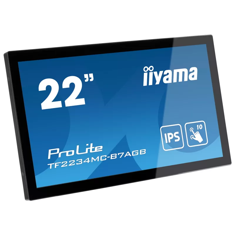 iiyama ProLite TF2234MC-B7AGB datora monitors 54.6 cm (21.5 collu) 1920 x 1080 pikseļi Full HD LED skārienekrāns Vairāku lietotāju Melns