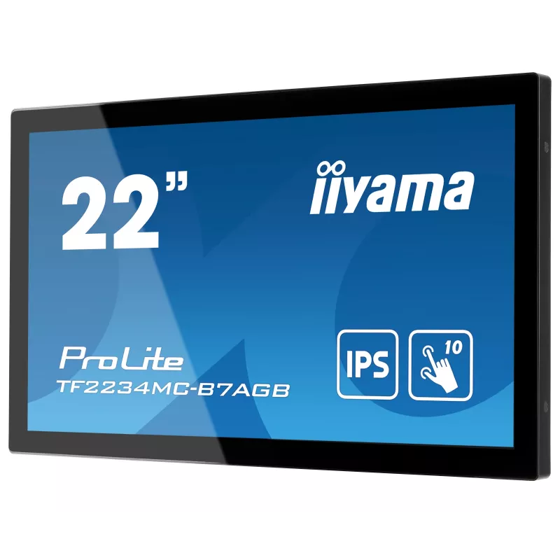iiyama ProLite TF2234MC-B7AGB datora monitors 54.6 cm (21.5 collu) 1920 x 1080 pikseļi Full HD LED skārienekrāns Vairāku lietotāju Melns