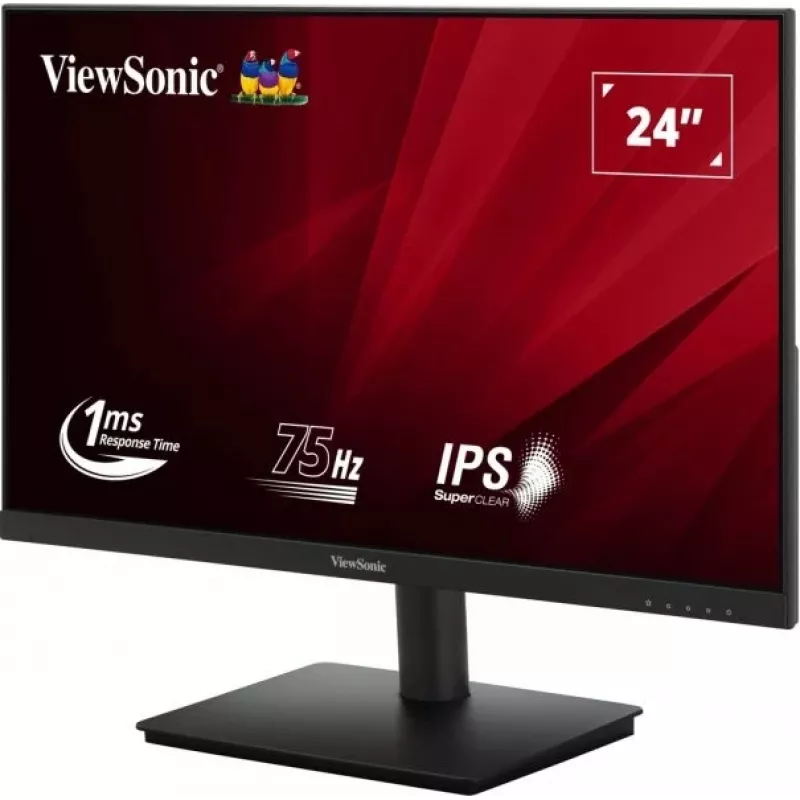 Viewsonic VA VA240-H-2 datora monitors 60.5 cm (23.8 collas) 1920 x 1080 pikseļi Full HD LED Melns