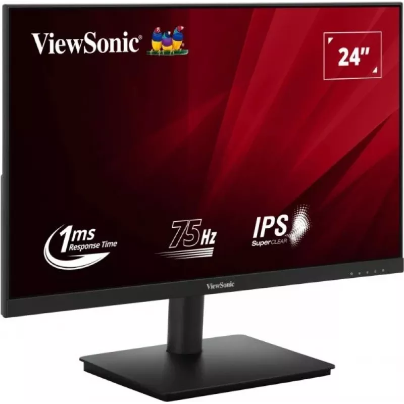 Viewsonic VA VA240-H-2 datora monitors 60.5 cm (23.8 collas) 1920 x 1080 pikseļi Full HD LED Melns