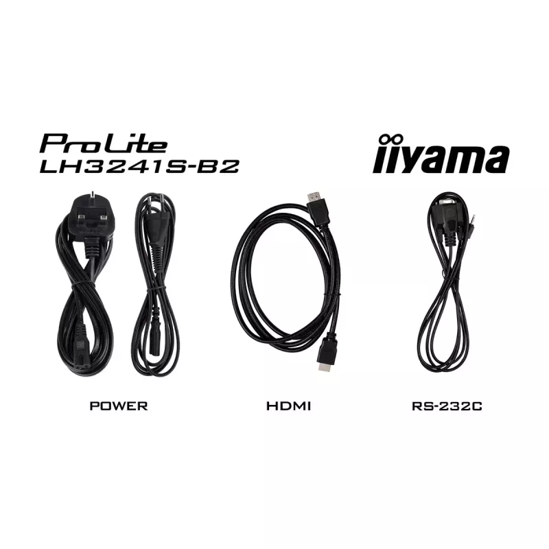 iiyama LH3241S-B2 Signage Display Kiosk dizains 80 cm (31,5 collu) LED 350 cd/m² Full HD Melns 24/7