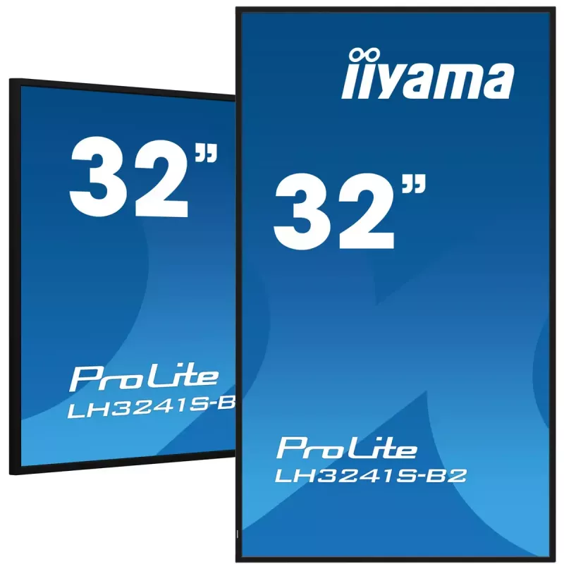 iiyama LH3241S-B2 Signage Display Kiosk dizains 80 cm (31,5 collu) LED 350 cd/m² Full HD Melns 24/7