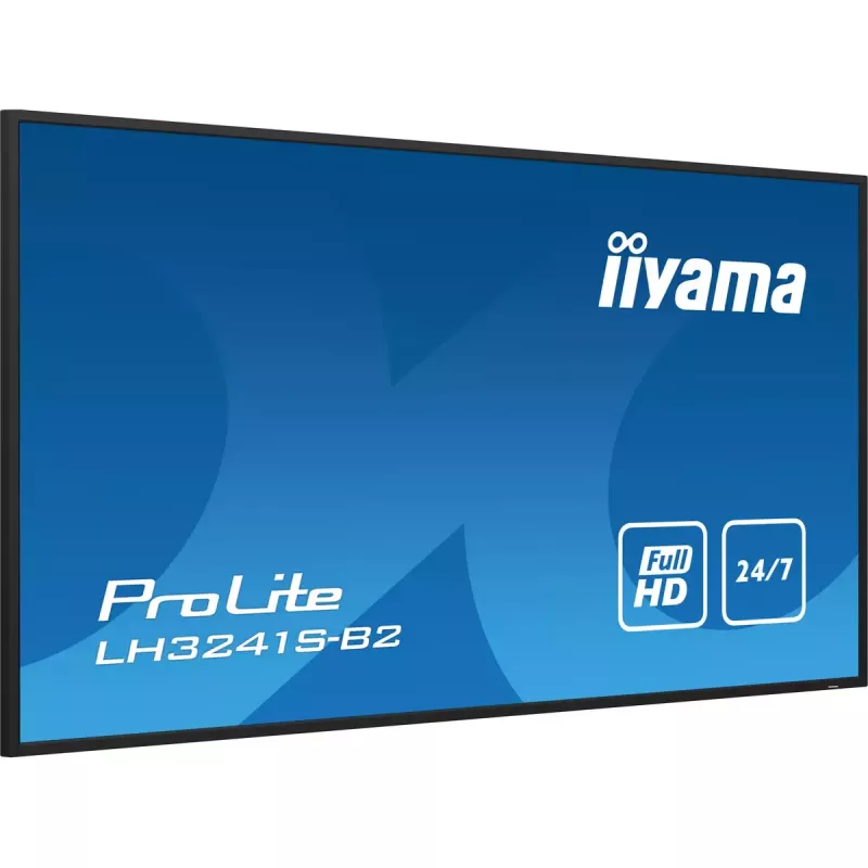 iiyama LH3241S-B2 Signage Display Kiosk dizains 80 cm (31,5 collu) LED 350 cd/m² Full HD Melns 24/7