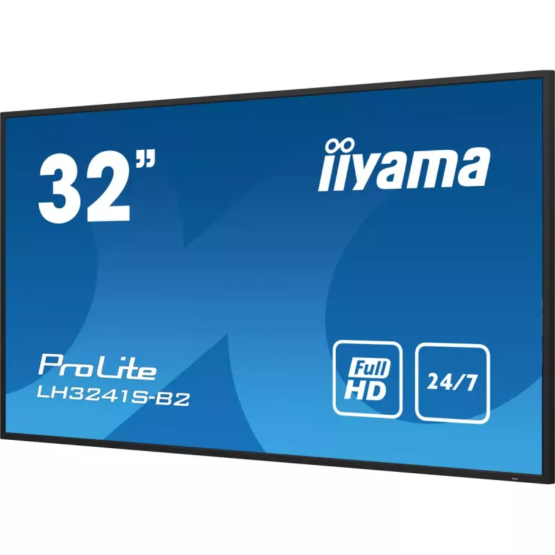 iiyama LH3241S-B2 Signage Display Kiosk dizains 80 cm (31,5 collu) LED 350 cd/m² Full HD Melns 24/7