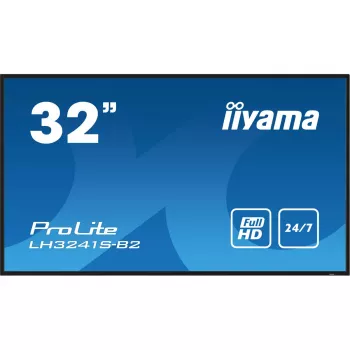 iiyama LH3241S-B2 Signage Display Kiosk dizains 80 cm (31,5 collu) LED 350 cd/m² Full HD Melns 24/7