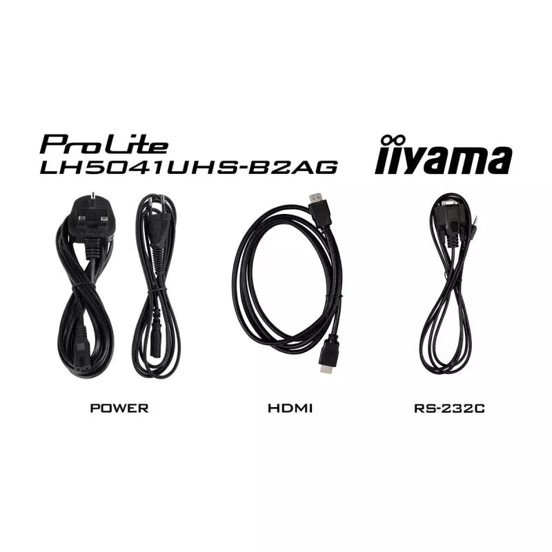 iiyama LH5041UHS-B2AG Signage Display Digitālās izkārtnes plakanais panelis 127 cm (50 collas) LCD 500 cd/m² 4K Ultra HD Melns 24/7