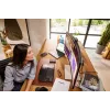HP Series 7 Pro 34 collu WQHD konferences monitors - 734pm, 86,4 cm (34 colli), 3440 x 1440 pikseļi, Wide Quad HD, LCD, 5 ms, melns, sudrabs