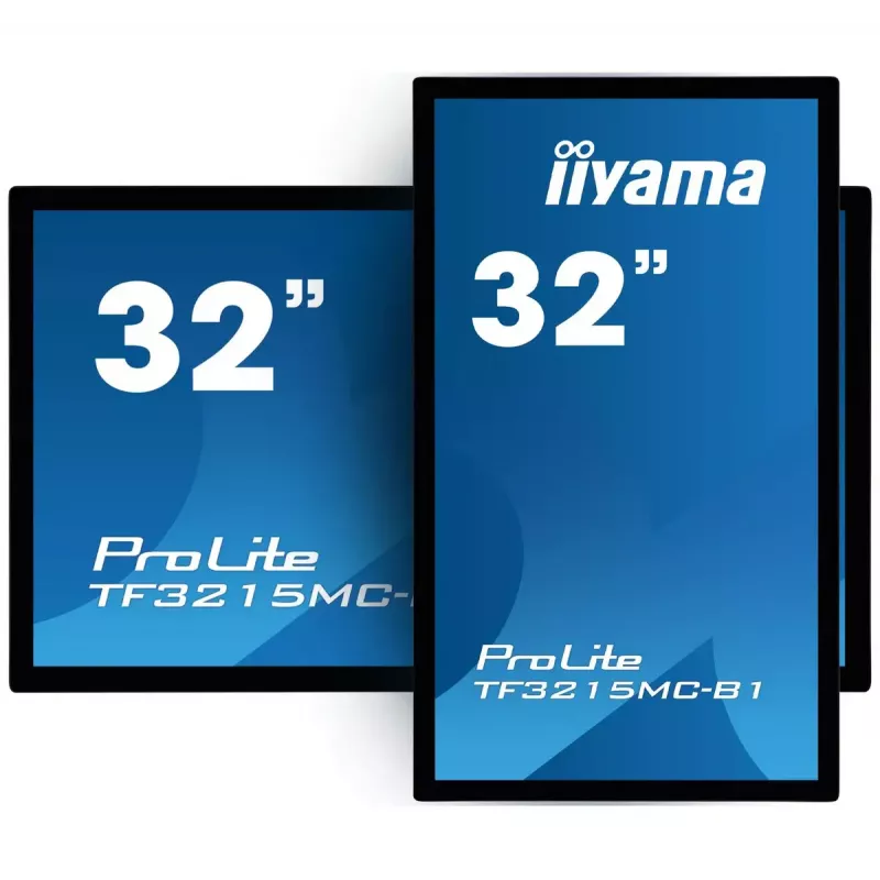 iiyama ProLite TF3215MC-B2 datora monitors 80 cm (31,5 collas) 1920 x 1080 pikseļi Full HD LED skārienekrāns Kiosks Melns
