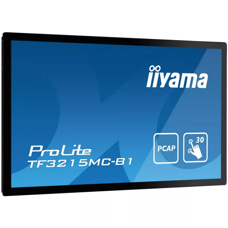 iiyama ProLite TF3215MC-B2 datora monitors 80 cm (31,5 collas) 1920 x 1080 pikseļi Full HD LED skārienekrāns Kiosks Melns