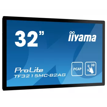 iiyama ProLite TF3215MC-B2AG datora monitors 80 cm (31,5 collas) 1920 x 1080 pikseļi Full HD LED Skārienjūtīgs Kiosks Melns