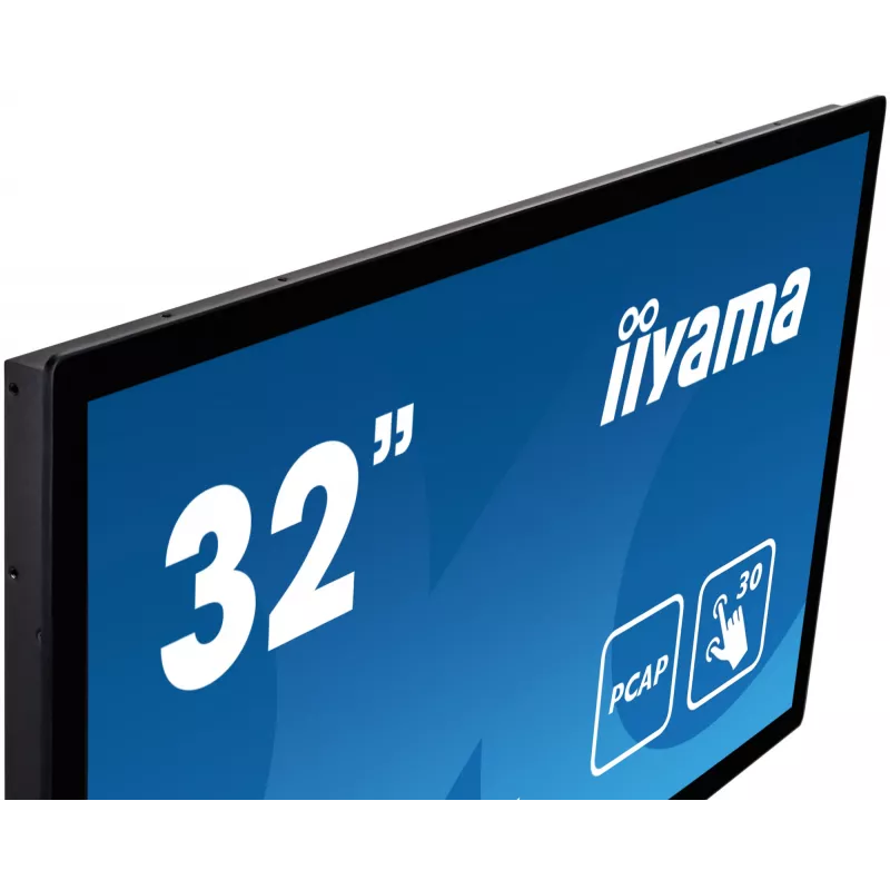 iiyama ProLite TF3215MC-B2AG datora monitors 80 cm (31,5 collas) 1920 x 1080 pikseļi Full HD LED Skārienjūtīgs Kiosks Melns