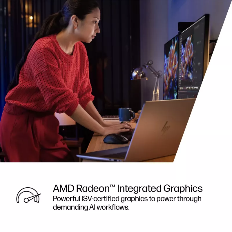 HP ZBook Ultra G1a Copilot+ PC AMD Ryzen AI Max PRO 390 35,6 cm (14 collas) WUXGA 32 GB LPDDR5x-SDRAM Wi-Fi 7 (802.11be) Windows 11 Pro AI Workstation, AI PC Sudrabs