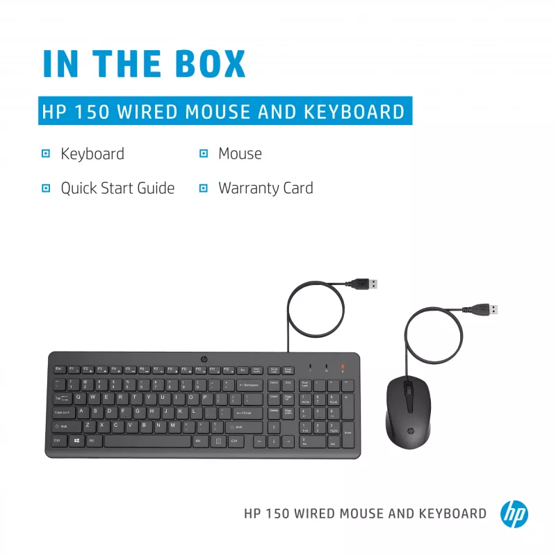 HP 150 vadu pele un tastatūra