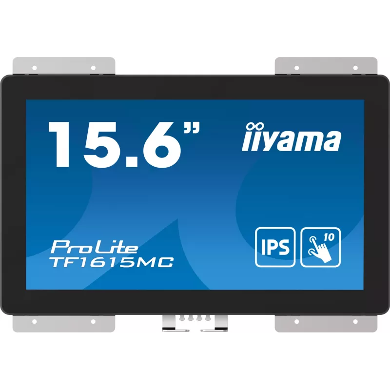 iiyama ProLite TF1615MC-B1 datora monitors 39,6 cm (15,6 collu) 1920 x 1080 pikseļi Full HD skārienekrāns Melns