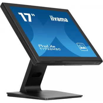 iiyama ProLite datora monitors 43,2 cm (17 colli) 1280 x 1024 pikseļi LED skārienekrāns Galds Melns