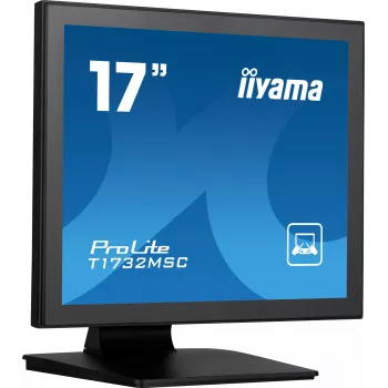 iiyama ProLite datora monitors 43,2 cm (17 colli) 1280 x 1024 pikseļi LED skārienekrāns Galds Melns
