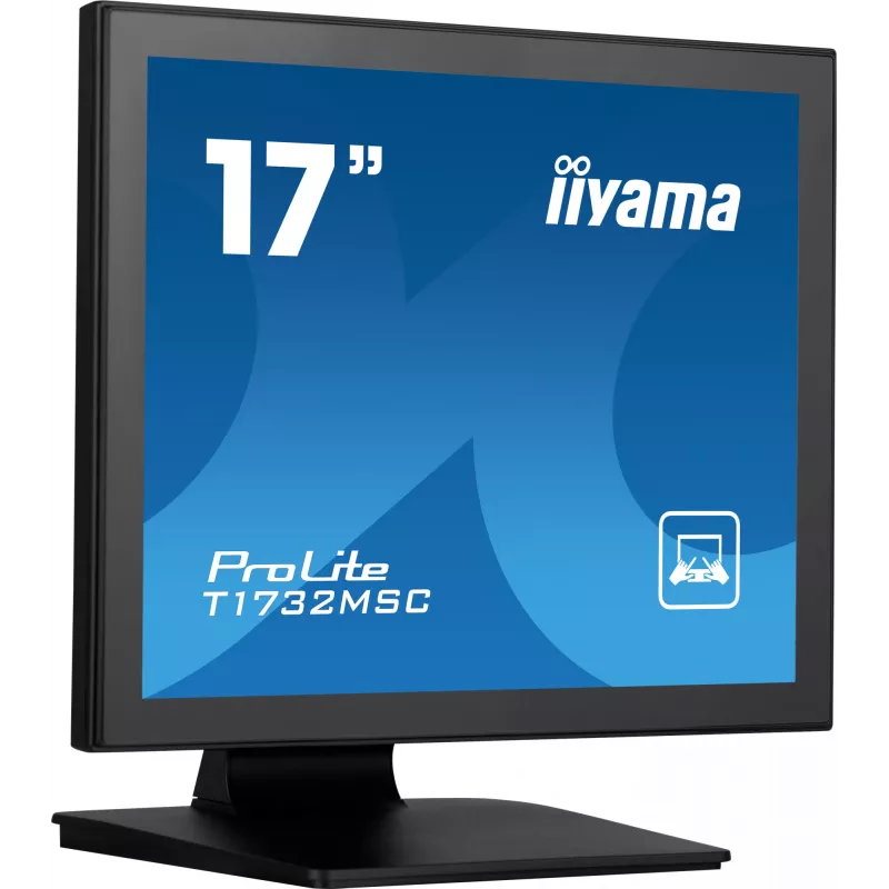 iiyama ProLite datora monitors 43,2 cm (17 colli) 1280 x 1024 pikseļi LED skārienekrāns Galds Melns