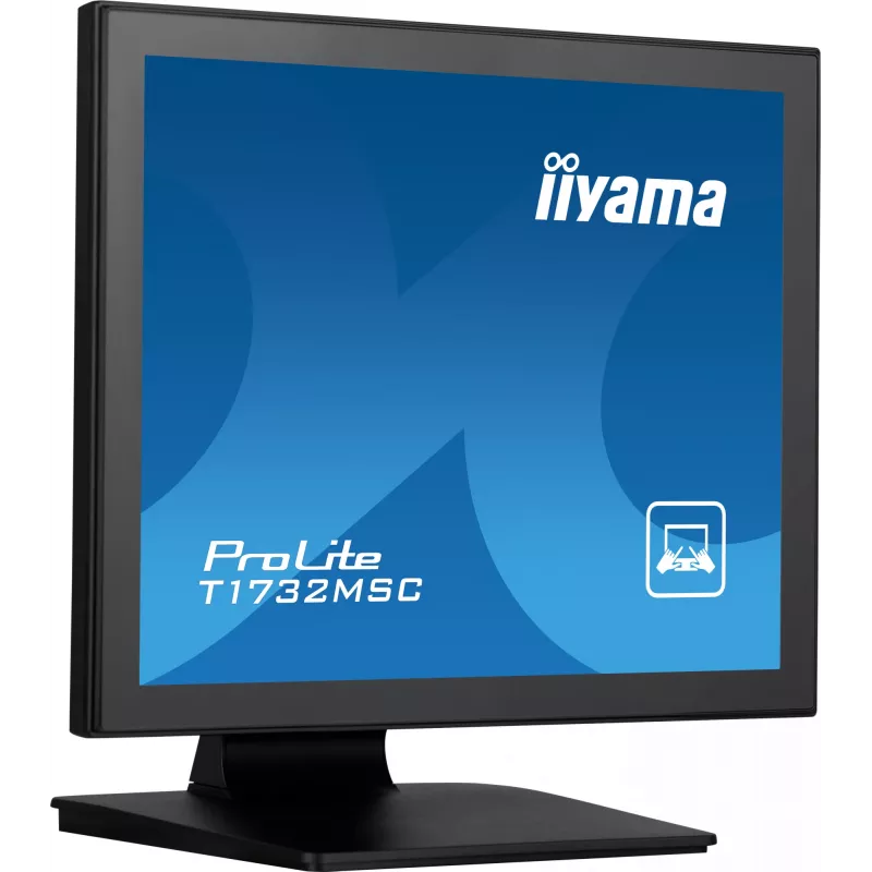iiyama ProLite datora monitors 43,2 cm (17 colli) 1280 x 1024 pikseļi LED skārienekrāns Galds Melns