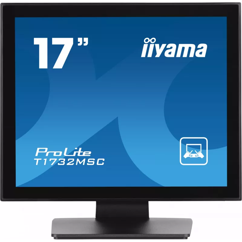 iiyama ProLite datora monitors 43,2 cm (17 colli) 1280 x 1024 pikseļi LED skārienekrāns Galds Melns