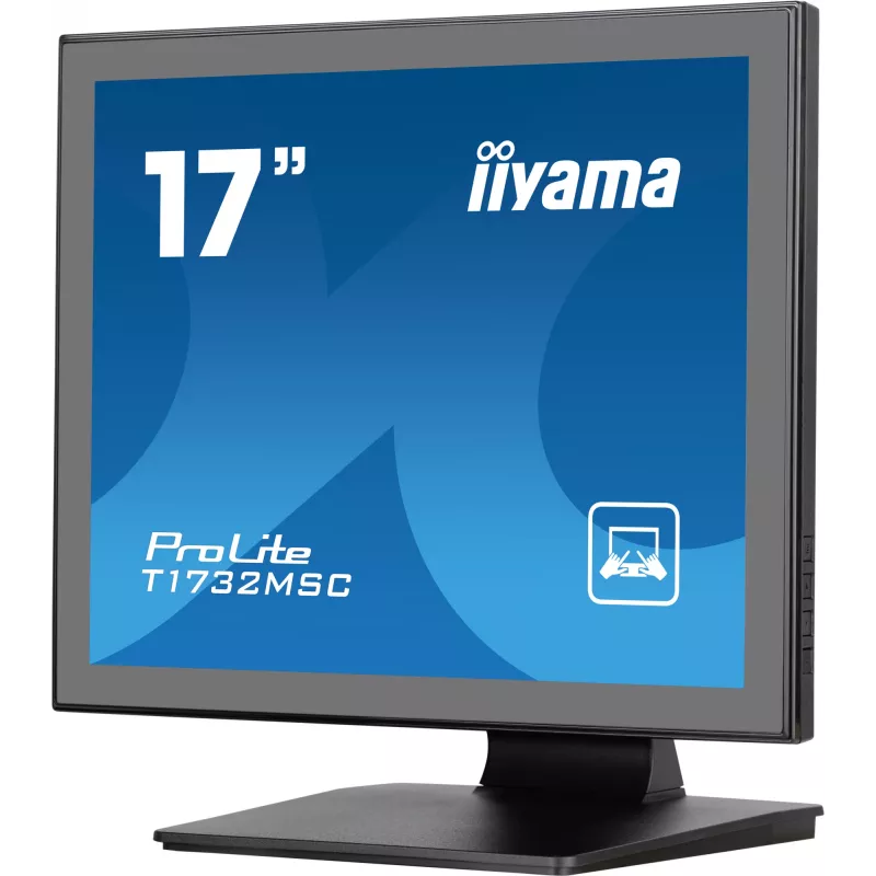 iiyama ProLite datora monitors 43,2 cm (17 colli) 1280 x 1024 pikseļi LED skārienekrāns Galds Melns